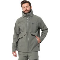 Jack Wolfskin Diskovera 3L Jacket Men Regenjacke Herren M gecko green gecko green von Jack Wolfskin