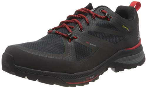 Jack Wolfskin Herren Force Striker Texapore Low M Walking-Schuh, Phantom/Red, 40 EU von Jack Wolfskin