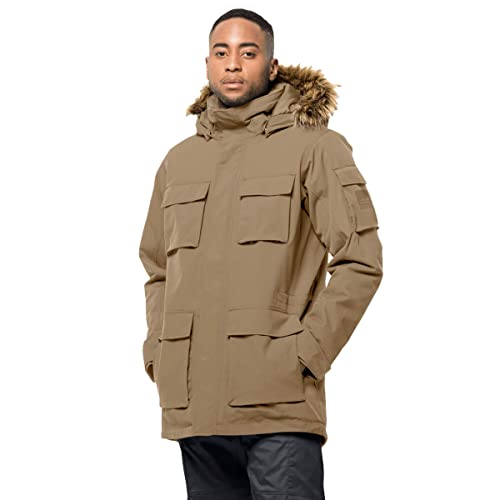 Jack Wolfskin Herren Glacier Canyon Parka, Cookie, XL von Jack Wolfskin