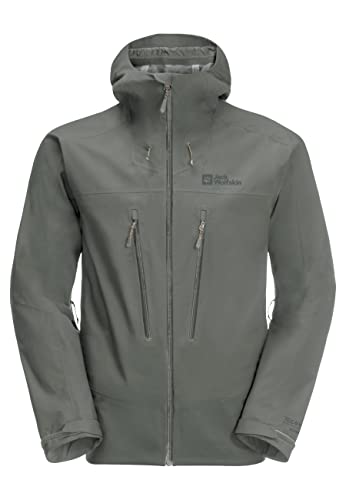 Jack Wolfskin Herren Kammweg 3L Jacke, Gecko Green, L von Jack Wolfskin