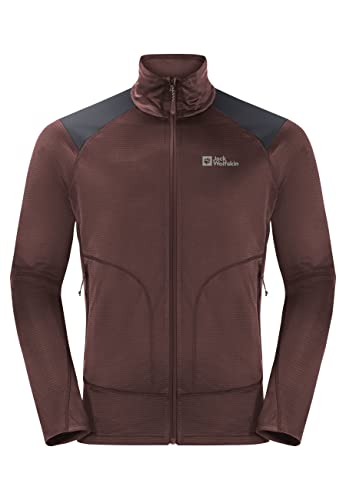 Jack Wolfskin Herren Kammweg Fleecejacke, Atacama Red, XXL von Jack Wolfskin