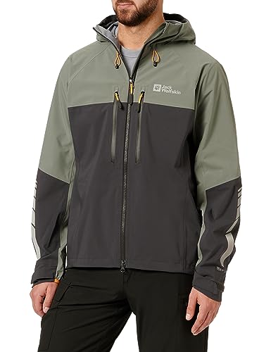 Jack Wolfskin Herren Morobbia 3L Jacke, Phantom, L von Jack Wolfskin