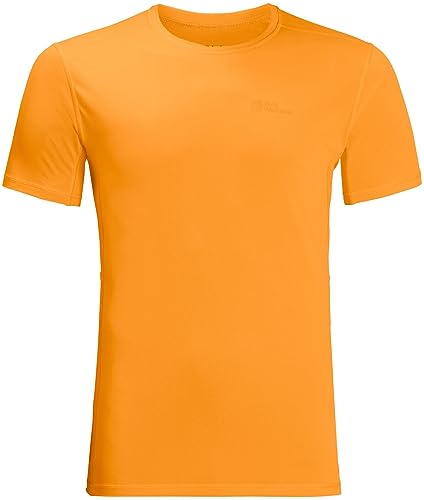 Jack Wolfskin Herren Prelight T-Shirt, Orange pop, L von Jack Wolfskin