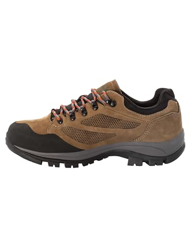 Jack Wolfskin Herren Rebellion Texapore Low M, Brown / Red, 40 EU von Jack Wolfskin