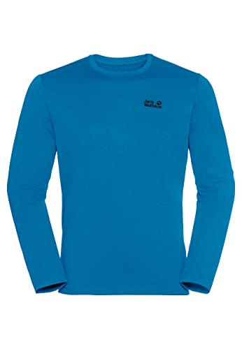 Jack Wolfskin Herren Sky Thermal T-Shirt, Blue Pacific, S von Jack Wolfskin