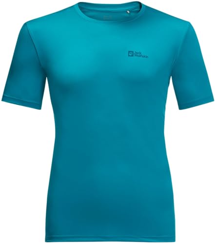 Jack Wolfskin Herren Tech T T-Shirt Shortsleeve, Everest Blue, L von Jack Wolfskin