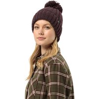 Jack Wolfskin Highloft Knit Beanie Women Strickmütze Damen S boysenberry boysenberry von Jack Wolfskin