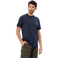 Jack Wolfskin Journey T-Shirt Men T-Shirt aus Bio-Baumwolle Herren L blau night blue von Jack Wolfskin