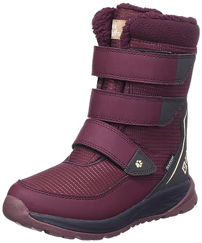 Jack Wolfskin Unisex Kinder Polar Boot Texapore High Vc K Schneestiefel, Boysenberry, 27 EU von Jack Wolfskin