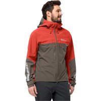 Jack Wolfskin Morobbia 3L Jacket Men Hardshell Fahrrad-Regenjacke Herren L cold coffee cold coffee von Jack Wolfskin