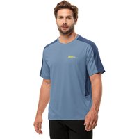 Jack Wolfskin Narrows T-Shirt Men Funktionsshirt Herren S elemental blue elemental blue von Jack Wolfskin