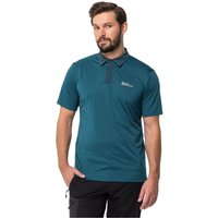 Jack Wolfskin Packs & GO Polo Men Poloshirt Herren M blue daze blue daze von Jack Wolfskin