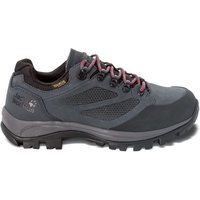 Jack Wolfskin Rebellion Texapore Low Women Wasserdichte Trekkingschuhe Damen 37 grau grey / red von Jack Wolfskin