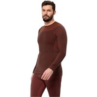 Jack Wolfskin Seamless Wool L/S Men Langarm Merino Funktionsshirt Herren XXL red earth red earth von Jack Wolfskin