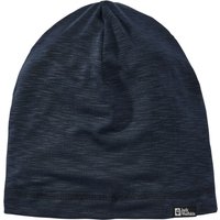 Jack Wolfskin Travel Beanie Kids Beanie Kinder S blau night blue von Jack Wolfskin