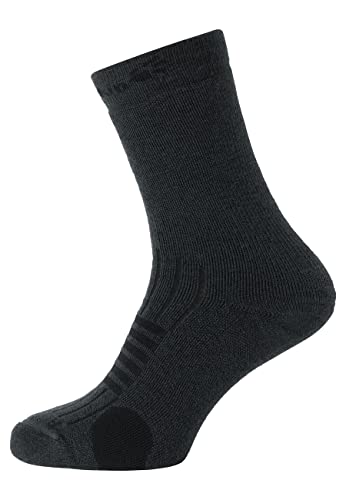 Jack Wolfskin Uni Recovery Tech Unisex Socken, Dark Grey, 47-49 von Jack Wolfskin