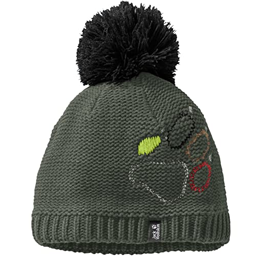 Jack Wolfskin Unisex Kinder Paw Knit Winter-Hut, Thyme Green, S von Jack Wolfskin