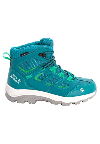 Jack Wolfskin Unisex Kinder Vojo Texapore Mid K, Green / Dark Green, 32 EU von Jack Wolfskin