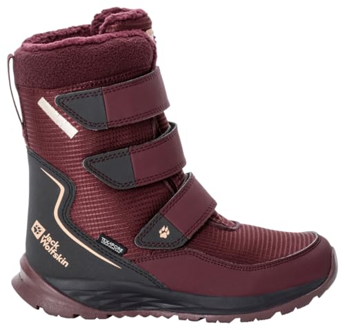 Jack Wolfskin Unisex Polar Boot Texapore HIGH VC K Winterstiefel, Boysenberry, 35 EU von Jack Wolfskin