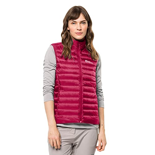 Jack Wolfskin Weiblich Pack & Go Weste, Cranberry, L von Jack Wolfskin