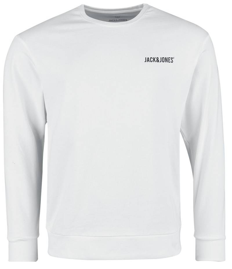 Jack & Jones Junior JJGrow Sweat Crew Neck JNR Sweatshirt weiß in 152 von Jack & Jones Junior