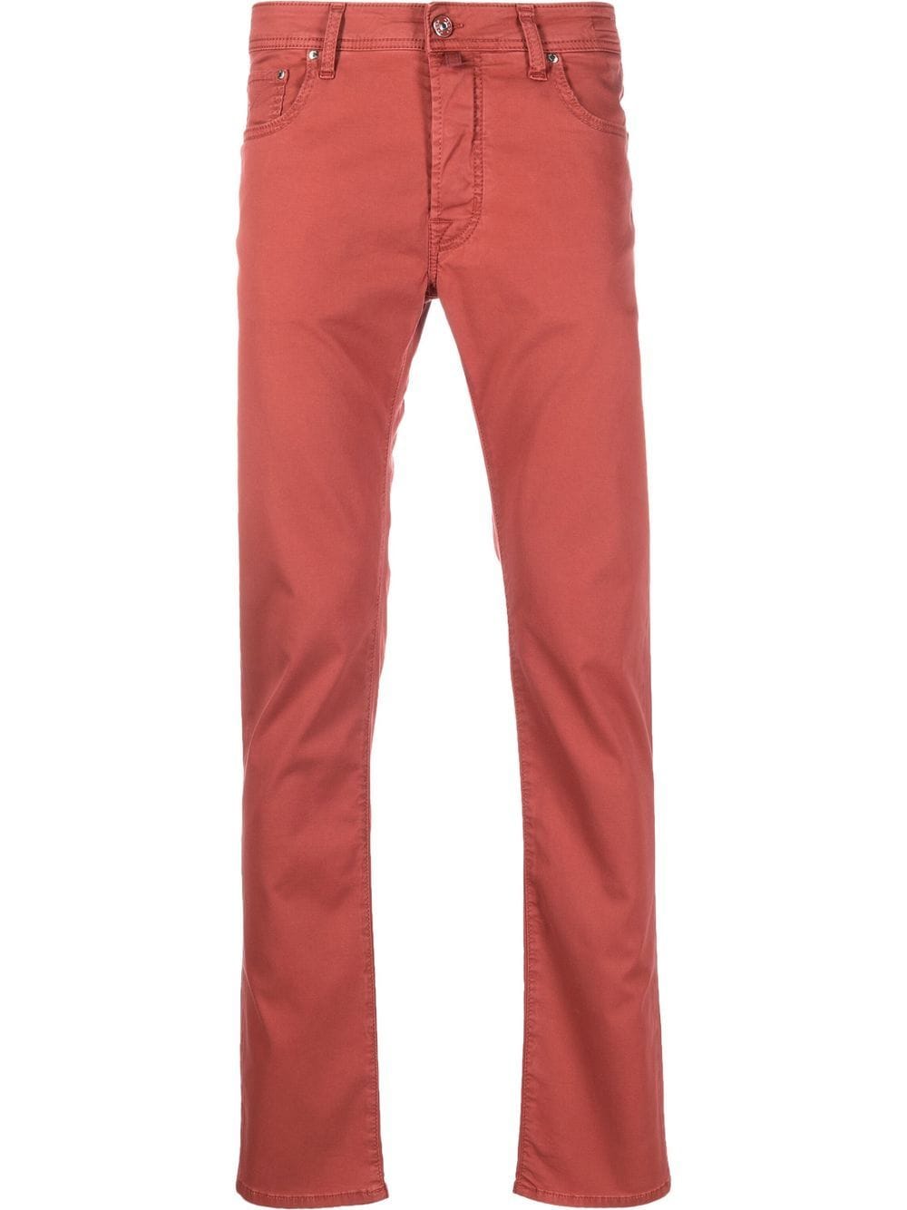 Jacob Cohën Straight-Leg-Jeans mit Einstecktuch - Rot von Jacob Cohën