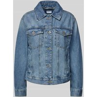 Jake*s Casual Jeansjacke mit Brustpattentaschen in Jeansblau, Größe 34 Jake*s Casual Jeansjacke mit Brustpattentaschen in Jeansblau, Größe 34 von Jake*s Casual