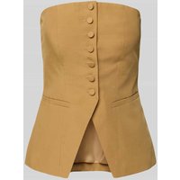 Jake*s Cocktail Slim Fit Bandeau-Top mit Leinen-Anteil in Senf, Größe 46 Jake*s Cocktail Slim Fit Bandeau-Top mit Leinen-Anteil in Senf, Größe 46 von Jake*s Cocktail