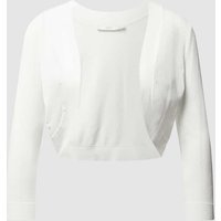 Jake*s Cocktail Bolero mit Schalkragen in Offwhite Melange, Größe 44 von Jake*s Cocktail