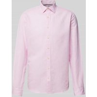 Jake*s Slim Fit Business-Hemd mit Kentkragen in Rose, Größe XL von Jake*s