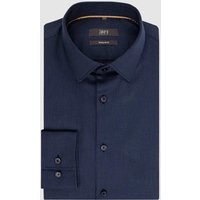 Jake*s Regular Fit Business-Hemd aus Baumwolle in Marine, Größe 41/42 von Jake*s