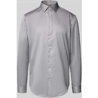 Jake*s Slim Fit Business-Hemd mit Kentkragen in Silber, Größe 45/46 Jake*s Slim Fit Business-Hemd mit Kentkragen in Silber, Größe 45/46 von Jake*s