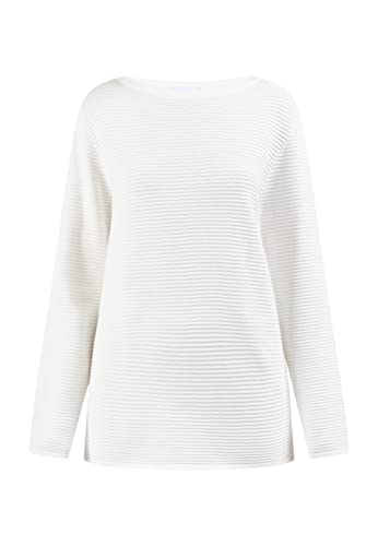 Jalene Women's Strick Pullover Longsleeve, Wollweiss, XL/XXL von Jalene