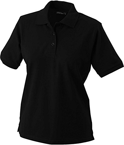 James & Nicholson Klassisches Ladies Poloshirt JN 071 Gr. X-Large, schwarz - schwarz von James & Nicholson