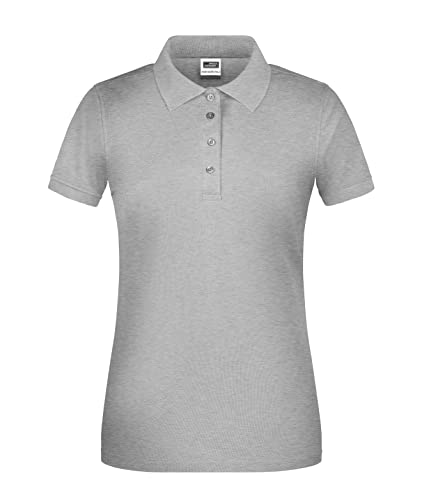 James & Nicholson Damen BIO Workwear Polo - Leicht tailliertes Poloshirt für Beruf & Freizeit | Farbe: grey-heather | Grösse: L James & Nicholson Damen BIO Workwear Polo - Leicht tailliertes Poloshirt für Beruf & Freizeit | Farbe: grey-heather | Grösse: L von James & Nicholson