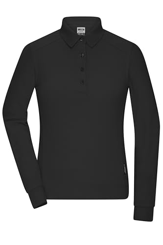 James & Nicholson Damen Bio Workwear Longsleeve Polo - Pflegeleichtes Langarm Poloshirt aus Bio-Baumwolle | Farbe: black | Grösse: XS James & Nicholson Damen Bio Workwear Longsleeve Polo - Pflegeleichtes Langarm Poloshirt aus Bio-Baumwolle | Farbe: black | Grösse: XS von James & Nicholson