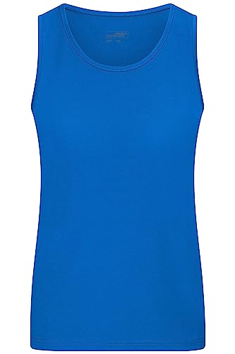 James & Nicholson Damen Funktions-Tanktop - Leicht-tailliertes und Funktionelles Top für Sport und Freizeit | Farbe: royal | Grösse: M von James & Nicholson