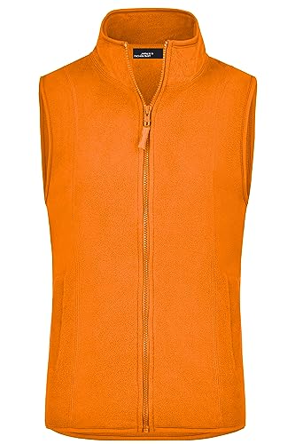 James & Nicholson Damen Microfleece Weste - Praktische Weste aus pflegeleichtem Microfleece | Farbe: orange | Grösse: XL James & Nicholson Damen Microfleece Weste - Praktische Weste aus pflegeleichtem Microfleece | Farbe: orange | Grösse: XL von James & Nicholson