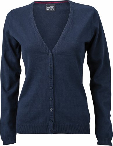 Cardigan - Farbe: Navy - Größe: XL von James & Nicholson