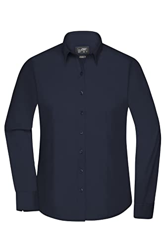 James & Nicholson Damenbluse Poplin Langarm - Taillierte Bluse in pflegeleichtem Materialmix | Farbe: navy | Grösse: XS James & Nicholson Damenbluse Poplin Langarm - Taillierte Bluse in pflegeleichtem Materialmix | Farbe: navy | Grösse: XS von James & Nicholson