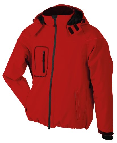 James & Nicholson Herren Jacke Softshelljacke Winter rot (red) Medium von James & Nicholson