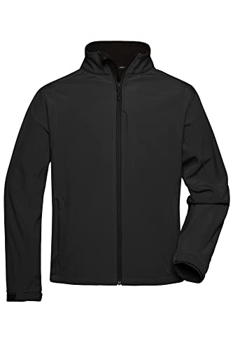 James & Nicholson Herren Softshell Jacke - Klassische Softshelljacke mit TPU Membran | Farbe: black | Grösse: M von James & Nicholson