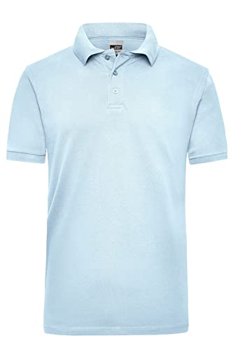 James & Nicholson Herren Work Poloshirt - Robustes Arbeitspolo aus einlaufvorbehandeltem Piqué | Farbe: light-blue | Grösse: XXL James & Nicholson Herren Work Poloshirt - Robustes Arbeitspolo aus einlaufvorbehandeltem Piqué | Farbe: light-blue | Grösse: XXL von James & Nicholson