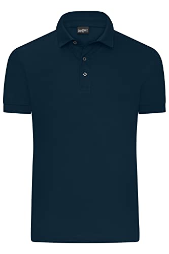 James & Nicholson Regular-Fit Herren Polohemd in Premiumqualität - Hochwertiges Polo in Single-Jersey Qualität und mit Regular-Fit | Farbe: Navy | Grösse: M von James & Nicholson
