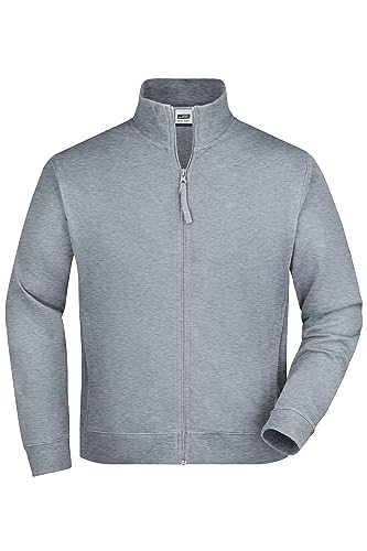 James & Nicholson Sweatjacke French Terry - Hochwertige Sweatjacke für Damen und Herren | Farbe: grey-heather | Grösse: L James & Nicholson Sweatjacke French Terry - Hochwertige Sweatjacke für Damen und Herren | Farbe: grey-heather | Grösse: L von James & Nicholson