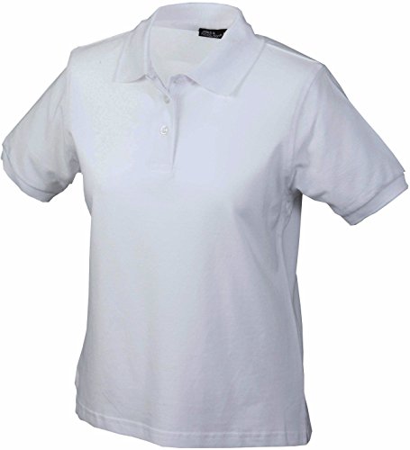 James + Nicholson Klassisches Ladies Poloshirt JN 071 Gr. X-Large, weiß - weiß von James & Nicholson