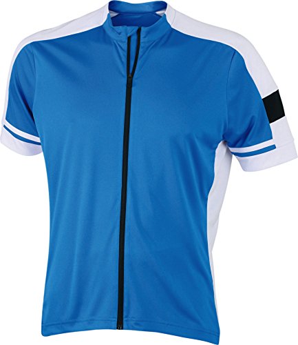 Men's Bike-T Full Zip Cobalt,S von James & Nicholson