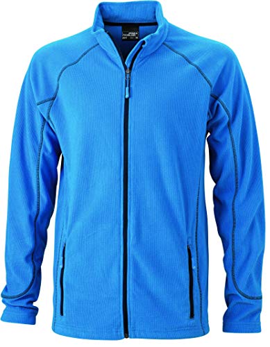 Men's Structure Fleece Jacket von James & Nicholson