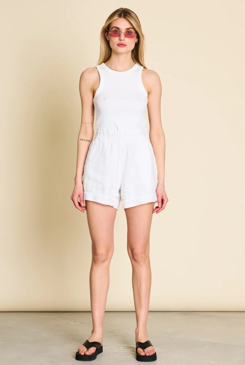 TOURNAI | Jan N June | vegane Shorts | white L von Jan N June