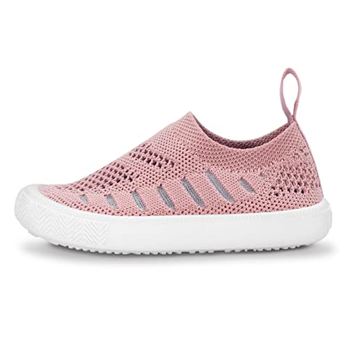 Jan & Jul Babyschuhe für Mädchen, Anti-Rutsch Turnschuhe für erste Gehversuche (Blasses Rosa, EU Size 21.5) von Jan & Jul